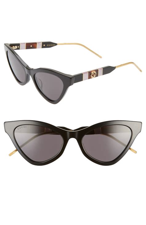 vintage gucci cat eye eyeglasses|gucci 55mm cat eye sunglasses.